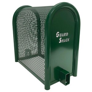 GuardShack™ Iron, Metal, Plastic, Stainless Steel and Steel 24 x 40 x 10 in. Hinged Enclosure in Forest Green GGS3G at Pollardwater