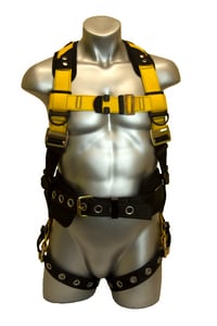 Guardian Series 3 Size XL-XXL Plastic and Steel Harness with Waist Belt and Shoulder Padding GUAR37186 at Pollardwater