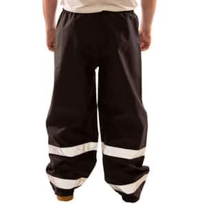 Tingley Icon™ Size 5X Plastic Pants in Black and Silver TP241235X at Pollardwater