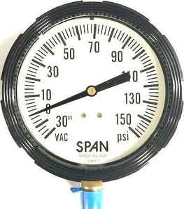 Thuemling Industrial Products 3-1/2 in. 100 psi Pressure Gauge T6106081 at Pollardwater