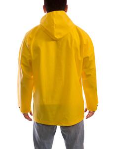 Tingley DuraScrim™ Size L Plastic Hooded Jacket in Yellow TJ56107LG at Pollardwater