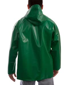 Tingley SafetyFlex™ Size XXXL Plastic Hooded Jacket in Green TJ411083X at Pollardwater