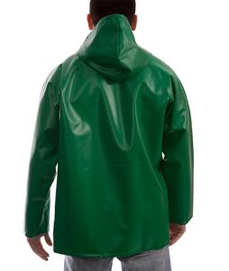 Tingley SafetyFlex™ Size M Plastic Hooded Jacket in Green TJ41108M at Pollardwater