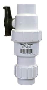 Liberty Pumps 1-1/2 in. Plastic Socket Weld Combination Valve LBCV150 at Pollardwater