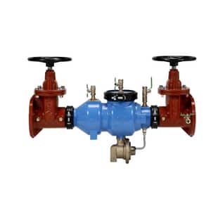 Zurn Wilkins 375A 4 in. Epoxy Coated Ductile Iron Flanged 175 psi Backflow Preventer W375AP at Pollardwater