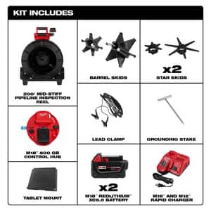 Milwaukee® M18™ 200 ft. Inspection System M297522 at Pollardwater