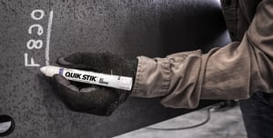 Markal® Quik Stik® 6 in. Solid Paint Marker in Yellow L61053 at Pollardwater