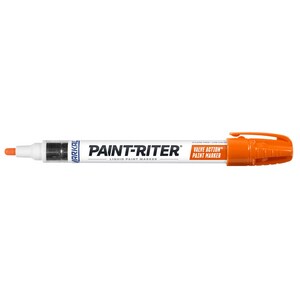 Markal® Valve Action® 1/8 in. Valve Action Medium Paint Marker in Orange L96824 at Pollardwater