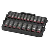 Milwaukee® SHOCKWAVE™ 19PC SHOCKWAVE IMPACT DUTY SOCKET 3/8 DRIVE MM TRAY SET M49666816 at Pollardwater