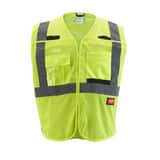 Milwaukee® CST YL CLASS 2 MESH BREAKWY 4XL/5XL M48735124C at Pollardwater