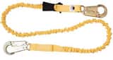 Werner 6ft SoftCoil Single Leg Lanyard with 2 Snap Hooks WC351100 at Pollardwater