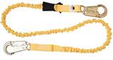 Werner 6ft SoftCoil Single Leg Lanyard with 2 Snap Hooks WC351100 at Pollardwater