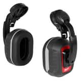 Milwaukee® Bolt™ Earmuffs Cap-Mounted in Black/Red M48733251 at Pollardwater