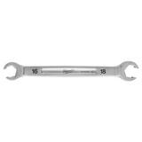 Milwaukee® 16MM X 18MM DOUBLE END FLARE NUT WRENCH M45968354 at Pollardwater