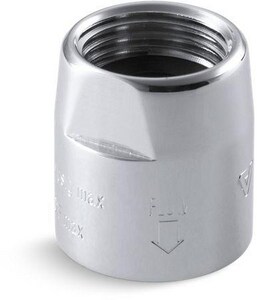 Raindrop Vacuum Breaker Polished Chrome