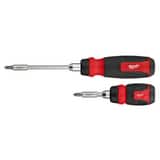 Milwaukee® 2-piece 14-In-1 Ratcheting Multi-Bit and 8-In-1 Ratcheting Compact Multi-Bit Screwdriver Set M48222905 at Pollardwater