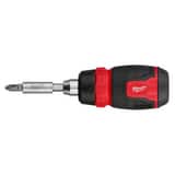 Milwaukee® 8-IN-1 RATCHETING COMPACT MULTI-BIT SCREWDRIVER M48222913 at Pollardwater