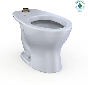 1.0 gpf/1.6 gpf Elongated Toilet Bowl Top Spud with CEFIONTECT in Cotton