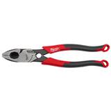 Milwaukee® 9 LINEMAN COMFORT GRIP PLIERS W/ THREAD CLEANER USA MMT550T at Pollardwater