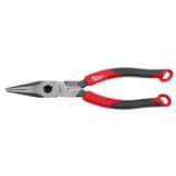 Milwaukee® 8 LONG NOSE COMFORT GRIP PLIERS USA MMT555 at Pollardwater