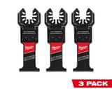 Milwaukee® NITRUS Extreme Materials Universal Fit OPEN-LOK™ Multi-Tool Blade (3 Pack) M49251573 at Pollardwater