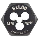 Milwaukee® M6-1.00 MM 1-INCH HEX THREADING DIE M49575336 at Pollardwater