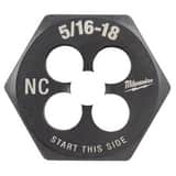 Milwaukee® 5/16 -18 NC 1-INCH HEX THREADING DIE M49575342 at Pollardwater