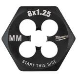 Milwaukee® M8-1.25 MM 1-INCH HEX THREADING DIE M49575343 at Pollardwater