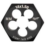 Milwaukee® M14-1.50 MM 1-7/16 HEX THREADING DIE M49575366 at Pollardwater