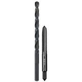 Milwaukee® 1/4 -20 NC STRAIGHT FLUTE PLUG TAP & #7 DRILL BIT M49575534 at Pollardwater