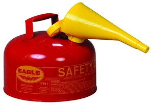 2 gal. Type I Metal Safety Gas Can with Funnel
