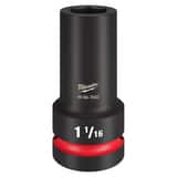 Milwaukee® SHOCKWAVE™ SHOCKWAVE IMPACT DUTY 1 DRIVE 1-1/16 THIN WALL EXTRA DEEP 6 POINT SOCKET M49667842 at Pollardwater