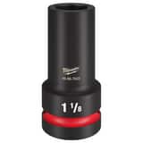 Milwaukee® SHOCKWAVE™ SHOCKWAVE IMPACT DUTY 1 DRIVE 1-1/8 THIN WALL EXTRA DEEP 6 POINT SOCKET M49667843 at Pollardwater