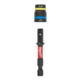 Milwaukee® SHOCKWAVE IMPACT DUTY 5/16 AND 3/8 X 2-1/2 QUIK-CLEAR 2-IN-1 MAGNETIC NUT DRIVER M49664543 at Pollardwater