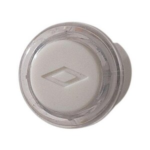 3/4 in. Lighted Push Button in Clear and White