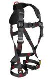 FallTech FT-Iron® 1D Standard Non-Belted Full Body Harness, Quick Connect Buckle Leg Adjustment, Large/X-Large F8141BLXL at Pollardwater
