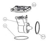 Zenner FHZ Part 10-4 - Measuring Element Assembly with Flat Cover Plate (No Handles) ZFHZ03NMEA at Pollardwater