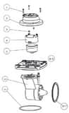 Zenner FHZ Part 10-1C - Unitized Measuring Element Assembly Less Handles, Cubic Meters ZFHZ03NUMECM at Pollardwater