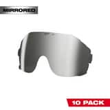 Milwaukee® Bolt™ MIRRORED EYE VISOR REPLACEMENT LENSES 10/PK M48731462 at Pollardwater