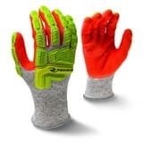 Radians RWG603 13G Cut Level A5 Sandy Foam Nitrile Hi-Visibility Coated Gloves, XL RRWG603XL at Pollardwater