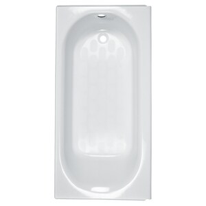 60 in. x 30 in. Soaker Alcove Bathtub with Right Drain in White