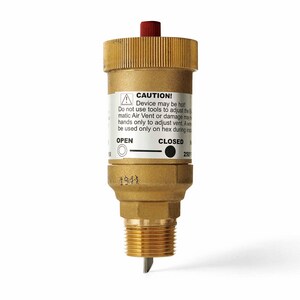 3/4 in. MNPT Hydronic Air Vent 150 psi 250F Brass