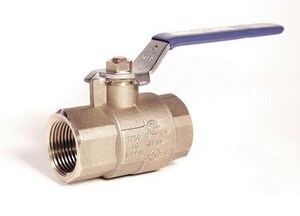 1 in. Forged Brass Full Port Threaded 600# Ball Valve