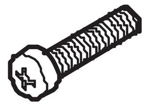 2 in. Cover Plate Screw for X8, JV8, JX8 and VB8 Series