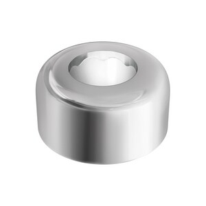1-1/2 in. OD Chrome Box Escutcheon Polished Chrome