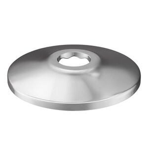 1/2 in. Metal Shallow Box Escutcheon in Chrome