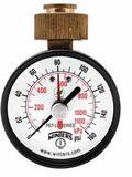 Winters Instrument Lead Free Test Gauge 3/4 Female GHT 160 psi WPETM213LF at Pollardwater
