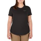 Milwaukee® FREEFLEX™ WOMENS FREEFLEX HYBRID TEE SHORT SLEEVE BLACK M MF452BM at Pollardwater