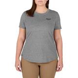 Milwaukee® FREEFLEX™ WOMENS FREEFLEX HYBRID TEE SHORT SLEEVE GRAY S MF452GS at Pollardwater