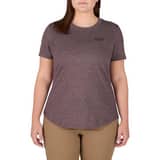 Milwaukee® FREEFLEX™ WOMENS FREEFLEX HYBRID TEE SHORT SLEEVE PURPLE M MF452PM at Pollardwater